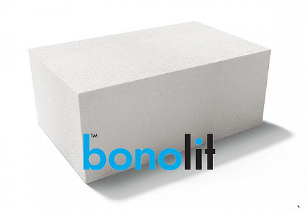 Блоки D400, D500, D600 плоские грани, все размеры Bonolit ® (Бонолит)