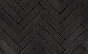 Клинкерная тротуарная брусчатка ручной формовки Penter NERO  inkt-zwart Penter (Винербергер) 
