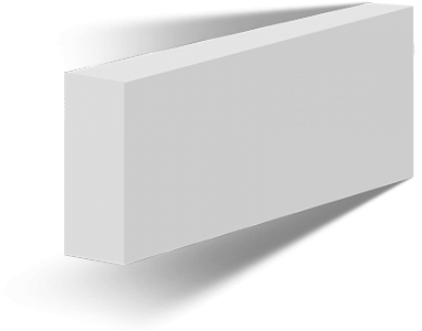 Газобетонный блок стеновой D700 B3.5 для перегородок ГРАС