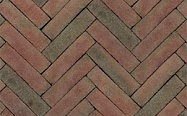 Клинкерная тротуарная брусчатка ручной формовки Penter RAVENNA rood-bruin gereduceerd Penter (Винербергер) 
