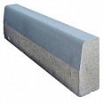 Камень бордюрный БР-100.30.15 серый на сером цементе 1000*300*150 Braer (Браер)