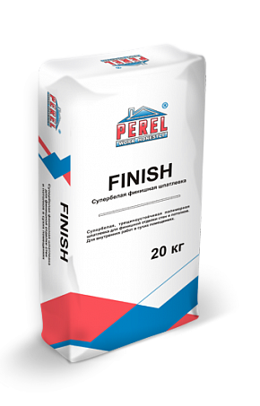 Трещиноустойчивая полимерная шпаклевка HC FINISH (СУПЕР-БЕЛАЯ, 20 кг) Perel (Перель)
